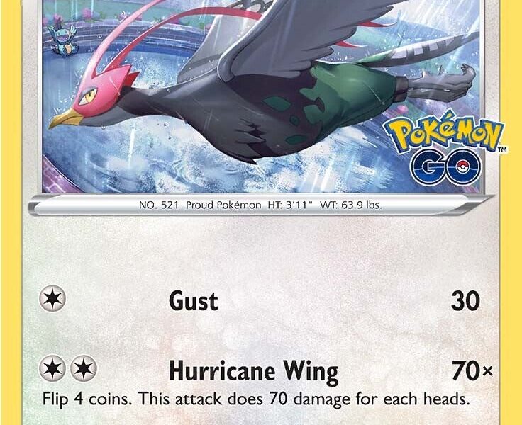 Unfezant Pokemon Kaart