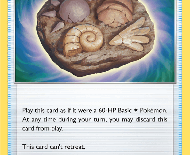 Unidentified Fossil Pokemon Kaart