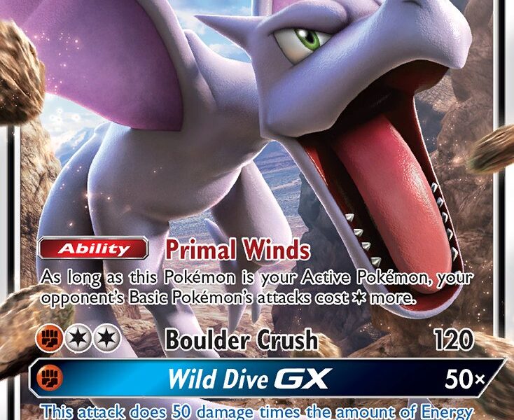 Aerodactyl-GX Pokemon Kaart