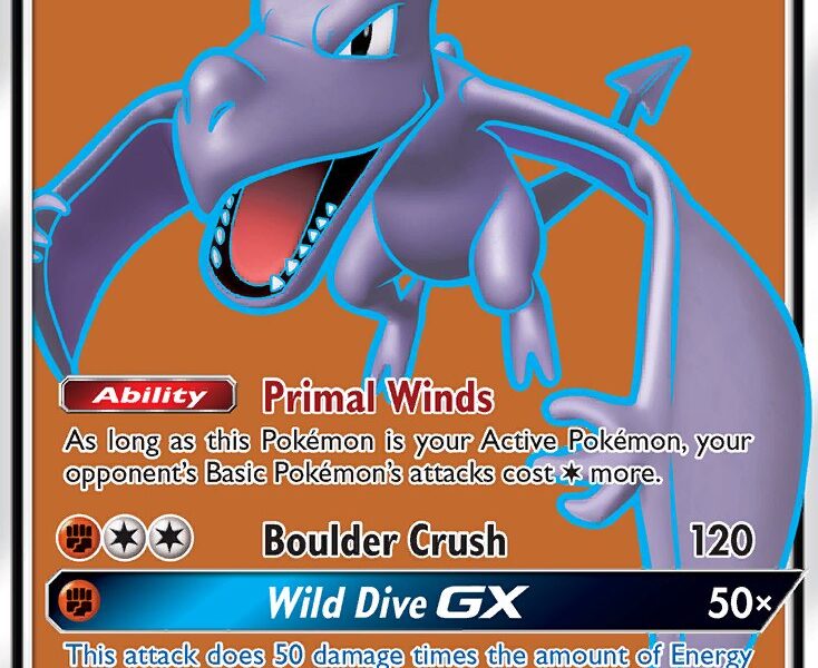 Aerodactyl-GX Pokemon Kaart