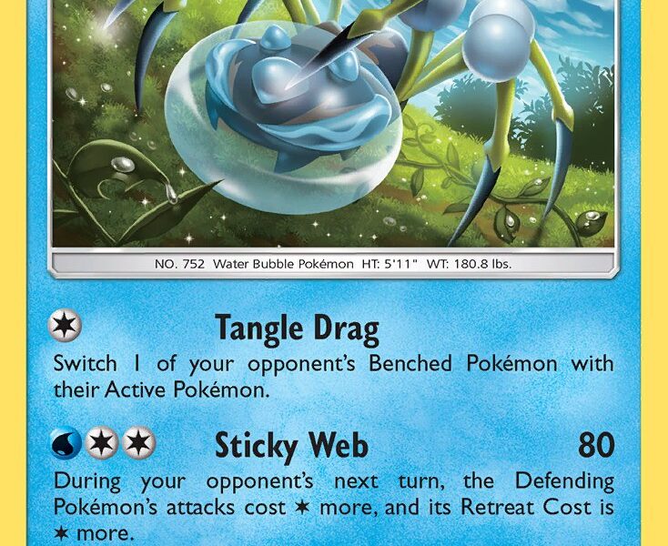 Araquanid Pokemon Kaart