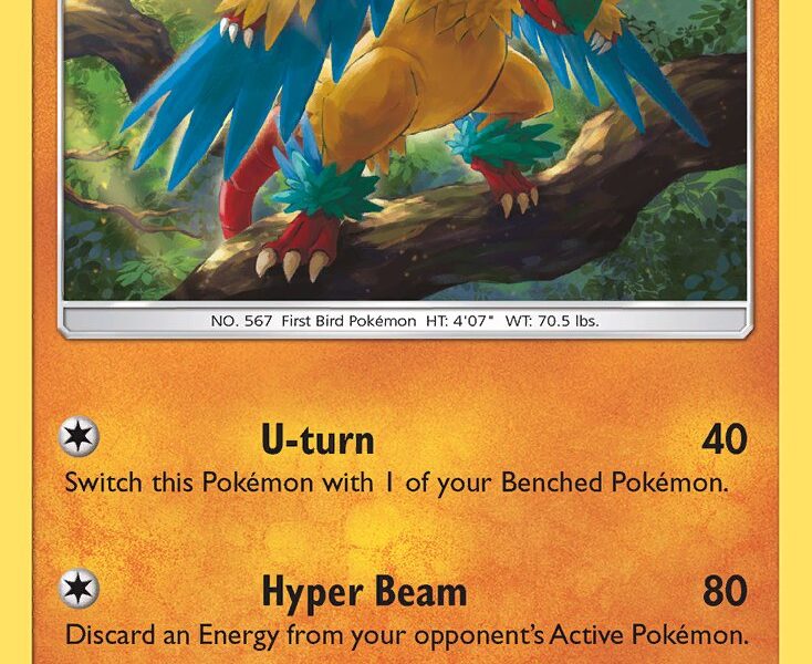 Archeops Pokemon Kaart
