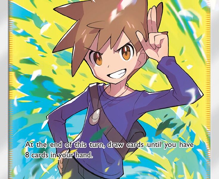 Blue’s Tactics Pokemon Kaart