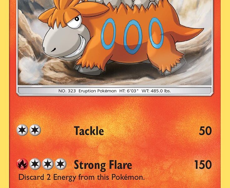 Camerupt Pokemon Kaart