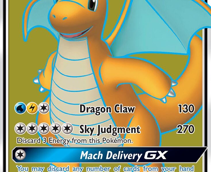 Dragonite-GX Pokemon Kaart