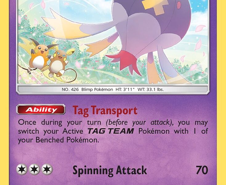 Drifblim Pokemon Kaart