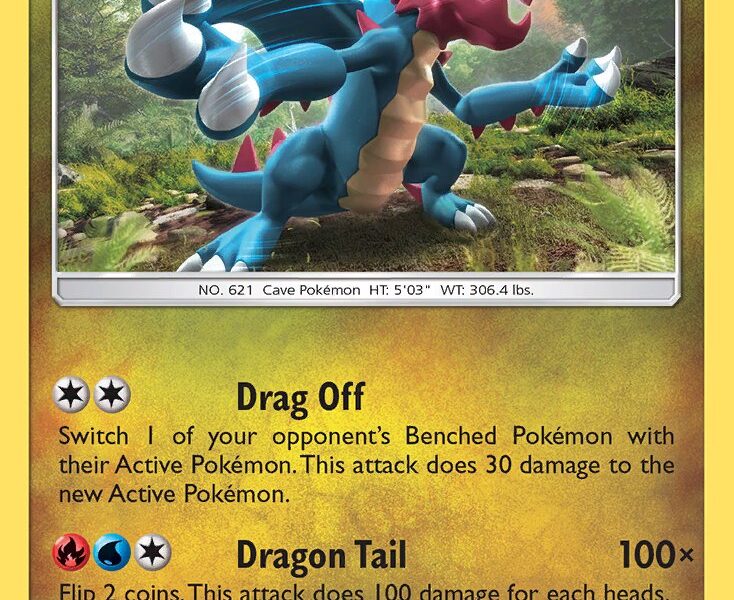 Druddigon Pokemon Kaart