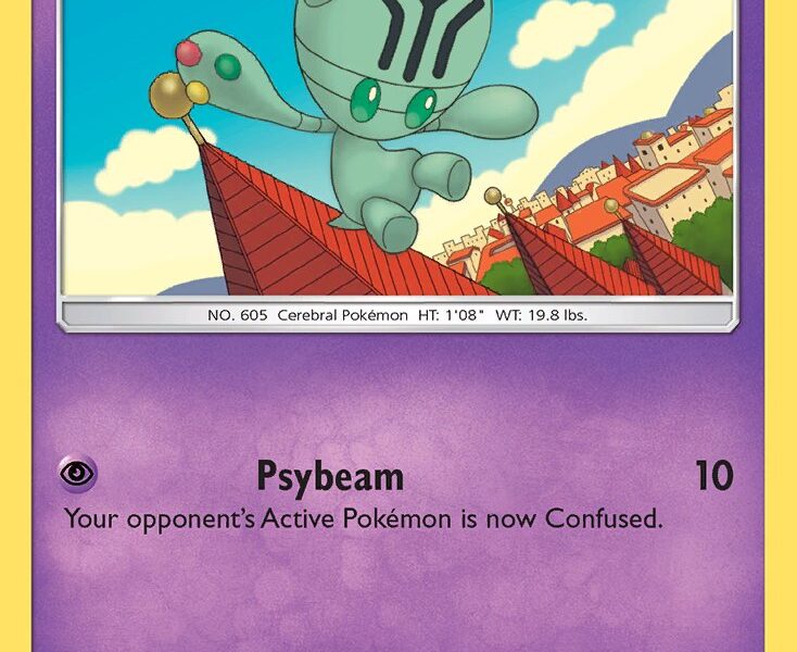 Elgyem Pokemon Kaart