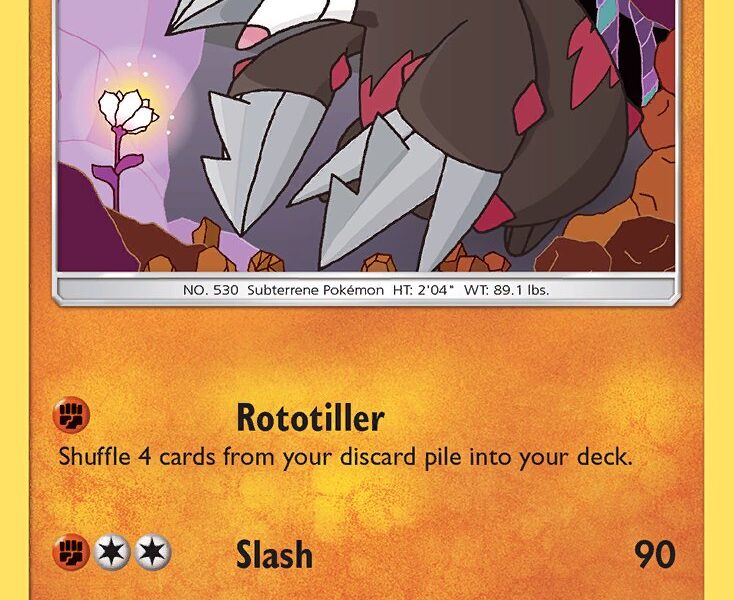 Excadrill Pokemon Kaart