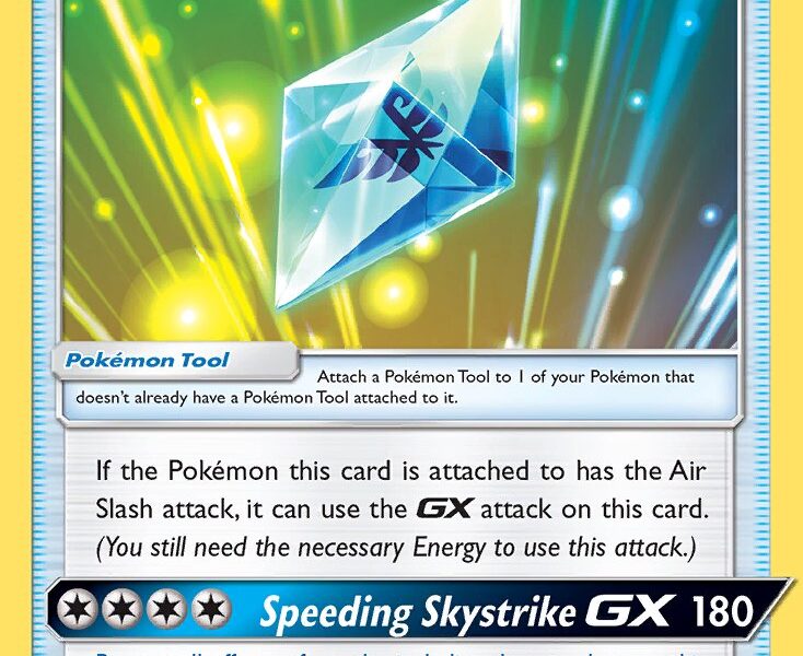 Flyinium Z: Air Slash Pokemon Kaart