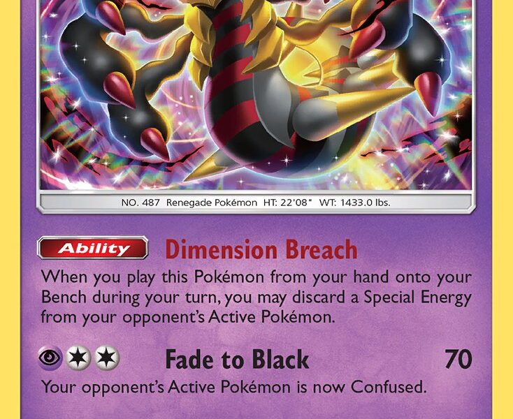 Giratina Pokemon Kaart