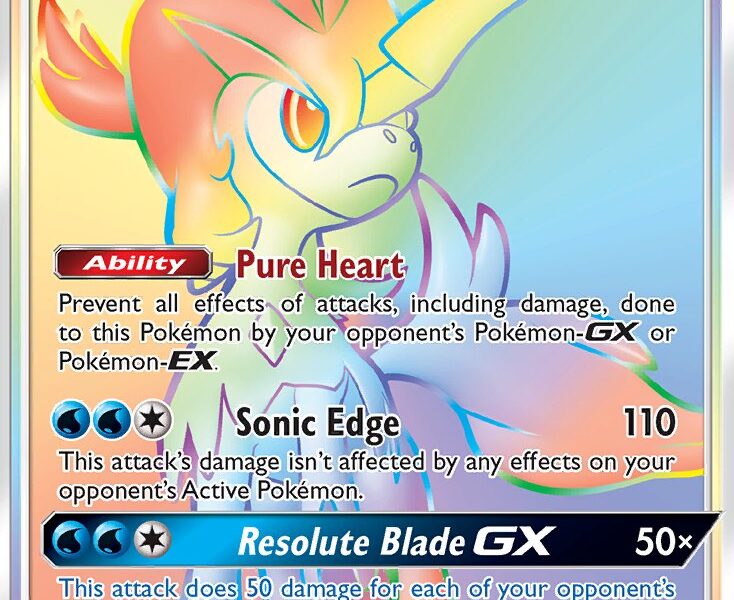 Keldeo-GX Pokemon Kaart