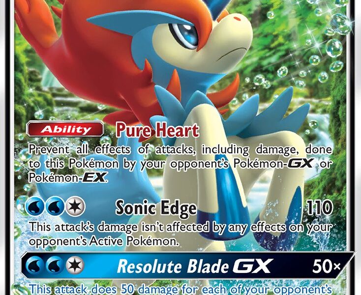 Keldeo-GX Pokemon Kaart