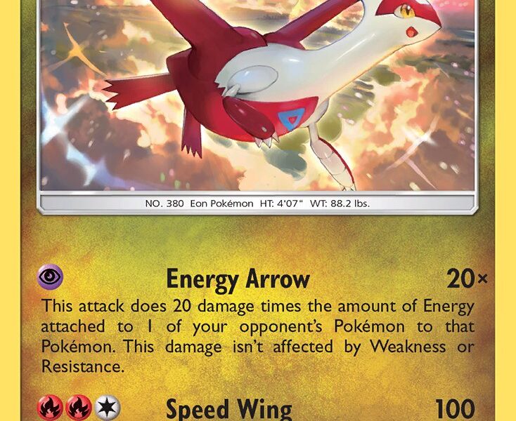 Latias Pokemon Kaart