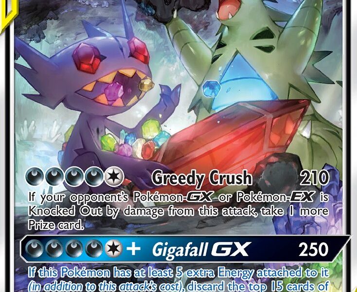 Mega Sableye & Tyranitar-GX Pokemon Kaart