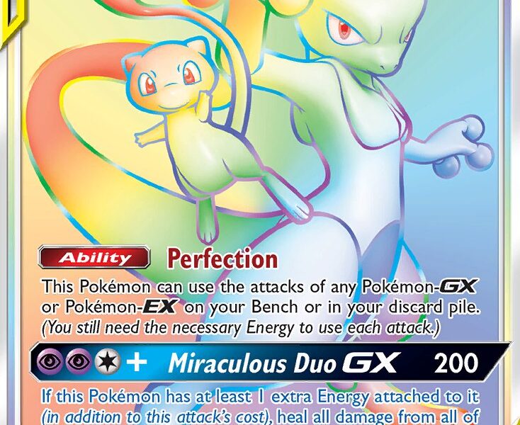 Mewtwo & Mew-GX Pokemon Kaart