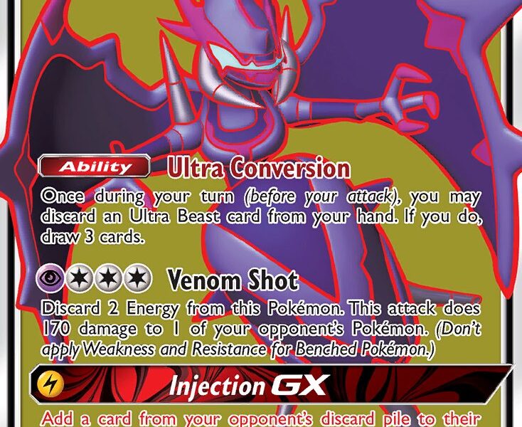Naganadel-GX Pokemon Kaart