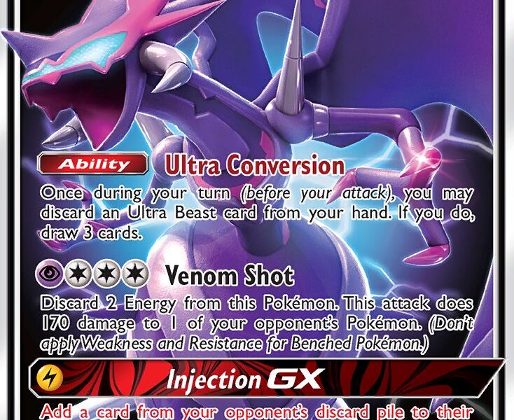 Naganadel-GX Pokemon Kaart