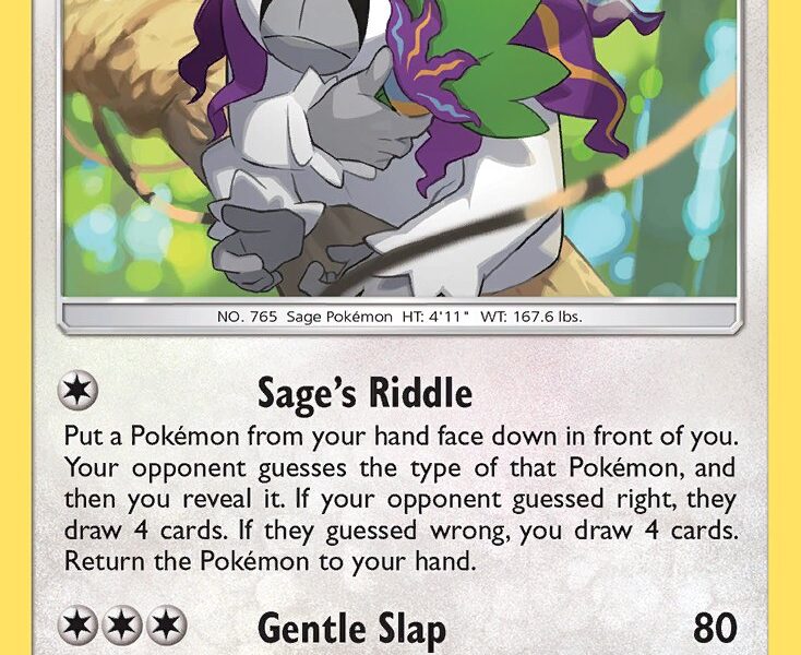 Oranguru Pokemon Kaart