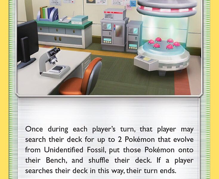 Pokémon Research Lab Pokemon Kaart
