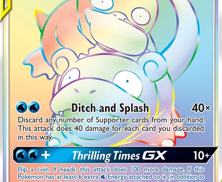 Slowpoke & Psyduck-GX Pokemon Kaart