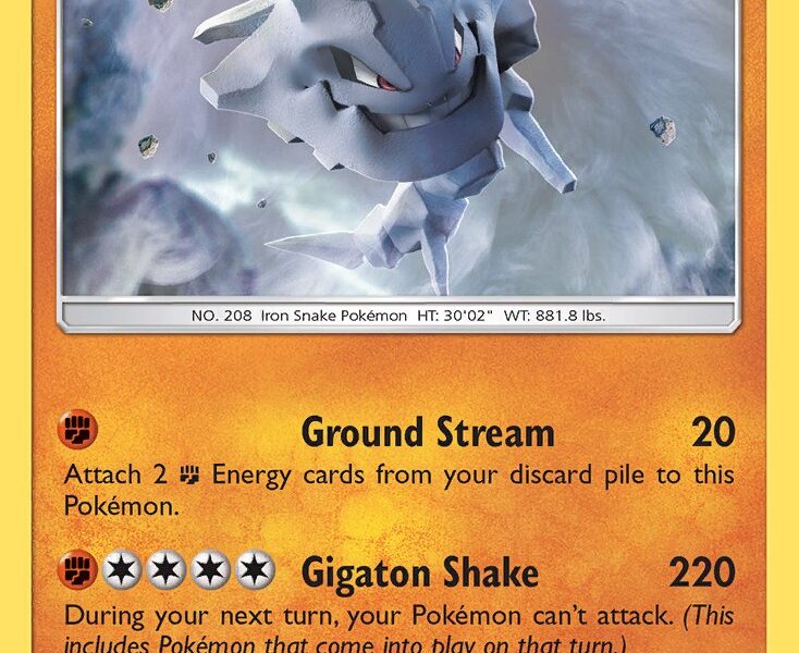 Steelix Pokemon Kaart