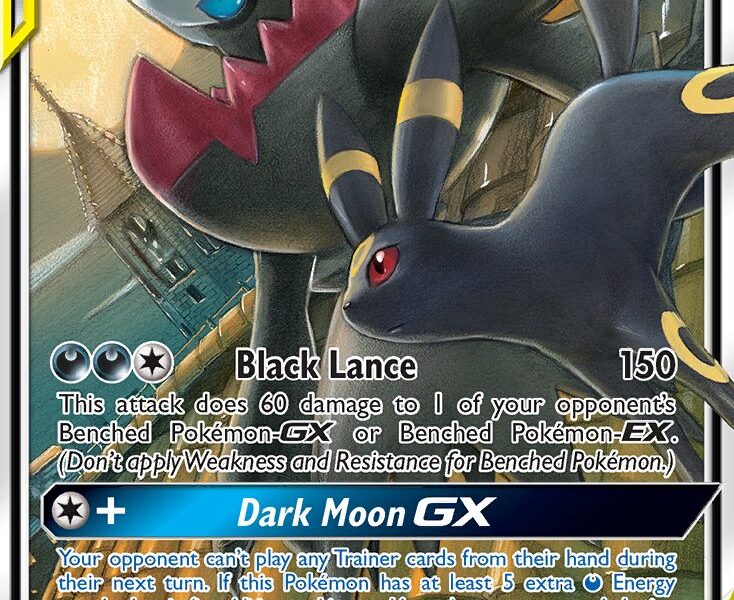 Umbreon & Darkrai-GX Pokemon Kaart