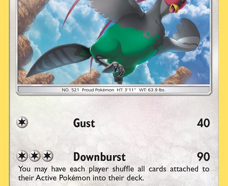 Unfezant Pokemon Kaart