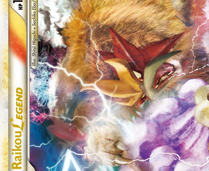 Entei & Raikou LEGEND Pokemon Kaart