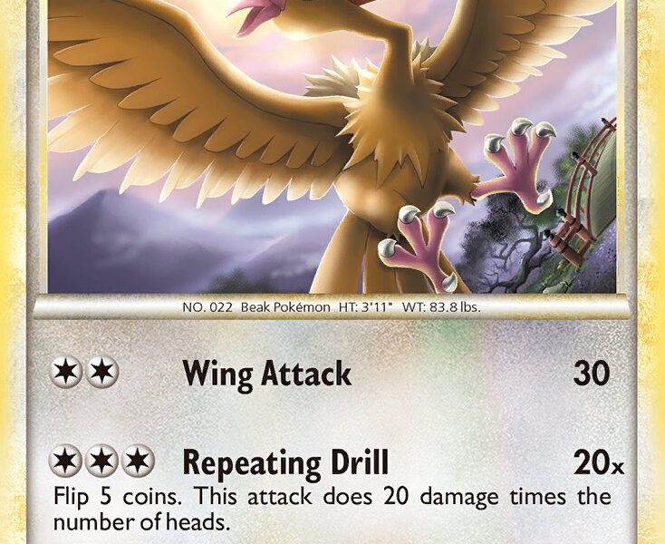 Fearow Pokemon Kaart