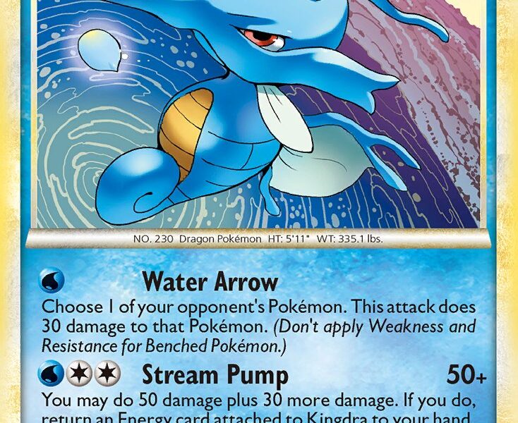 Kingdra Pokemon Kaart