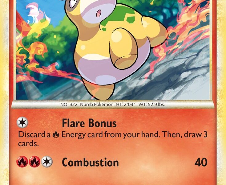 Numel Pokemon Kaart