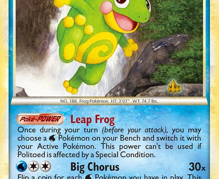 Politoed Pokemon Kaart