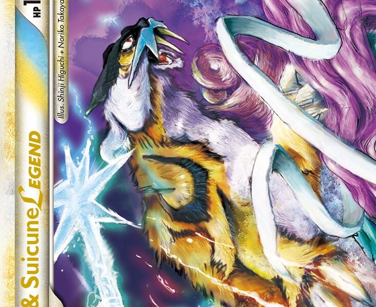 Raikou & Suicune LEGEND Pokemon Kaart