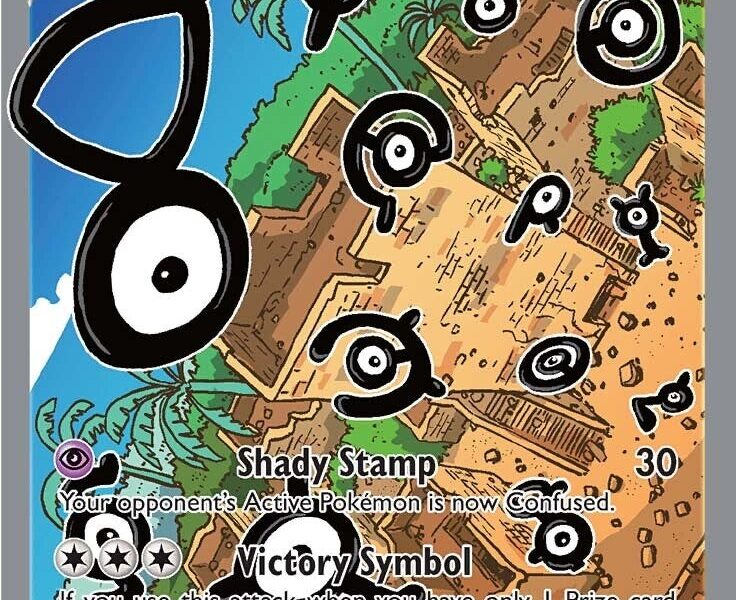 Unown V  (Alternate Full Art) Pokemon Kaart
