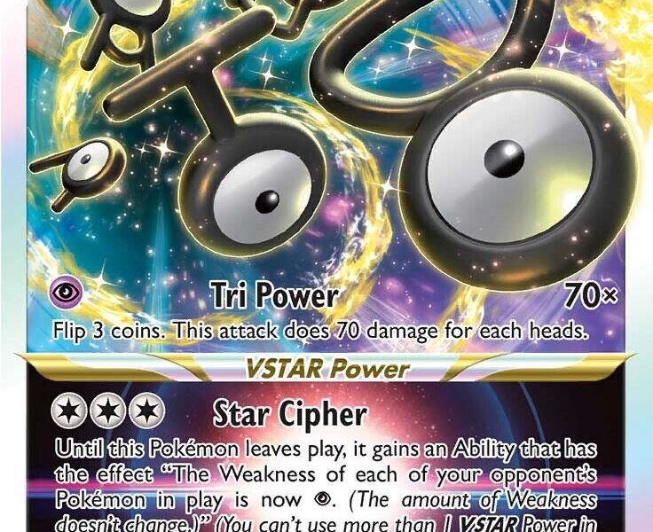 Unown VSTAR Pokemon Kaart