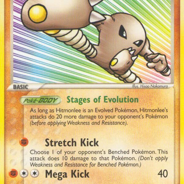 Hitmonlee Pokemon Kaart