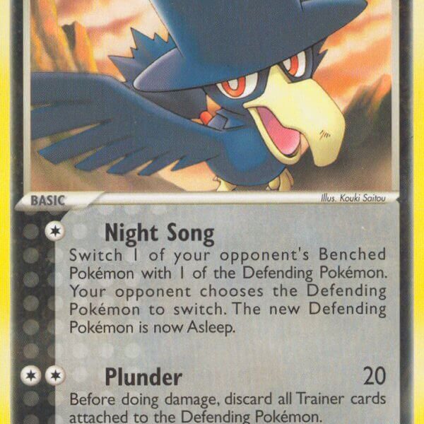 Murkrow Pokemon Kaart