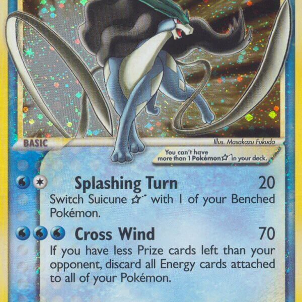 Suicune Star Pokemon Kaart