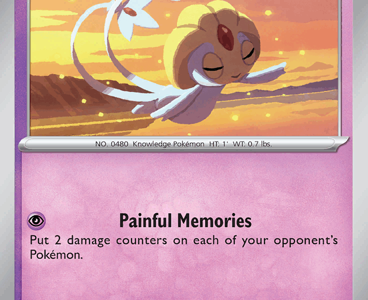 Uxie Pokemon Kaart