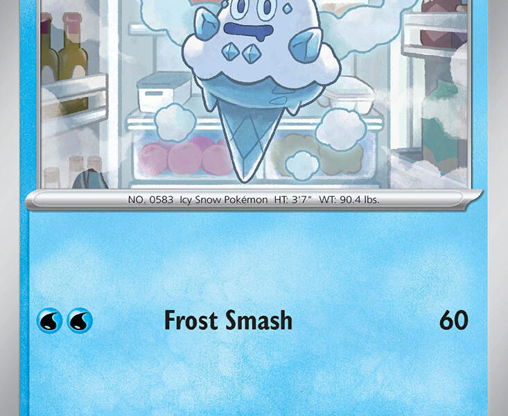 Vanillish Pokemon Kaart