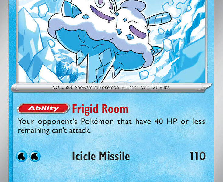 Vanilluxe Pokemon Kaart