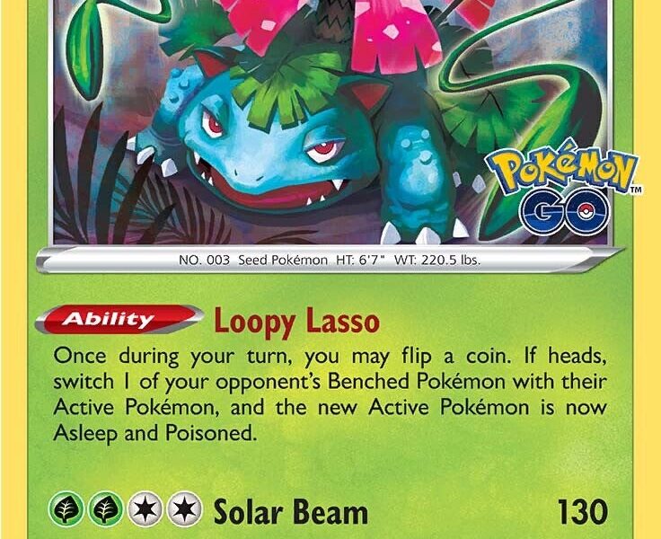 Venusaur Pokemon Kaart