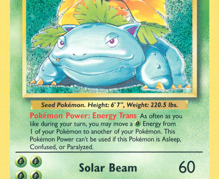 Venusaur Pokemon Kaart