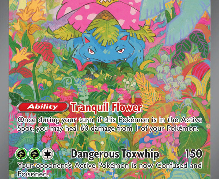 Venusaur ex Pokemon Kaart