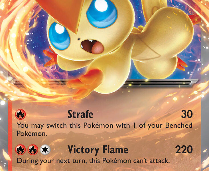 Victini ex Pokemon Kaart