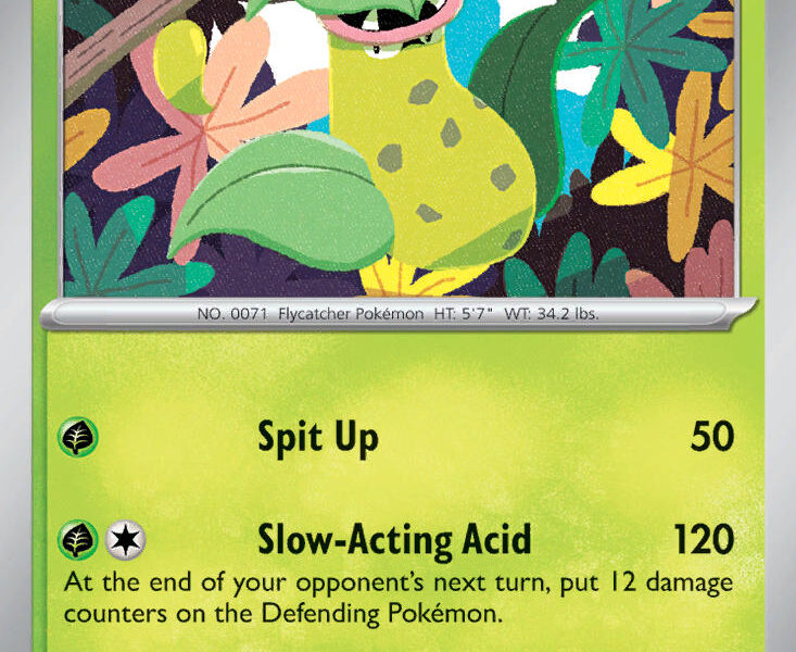 Victreebel Pokemon Kaart