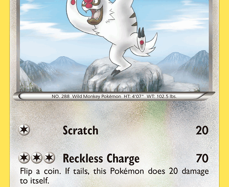Vigoroth Pokemon Kaart