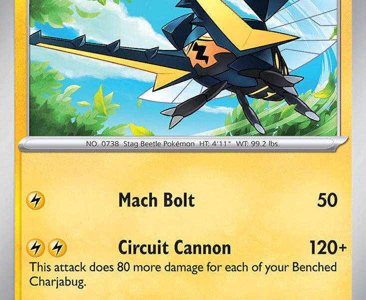 Vikavolt Pokemon Kaart