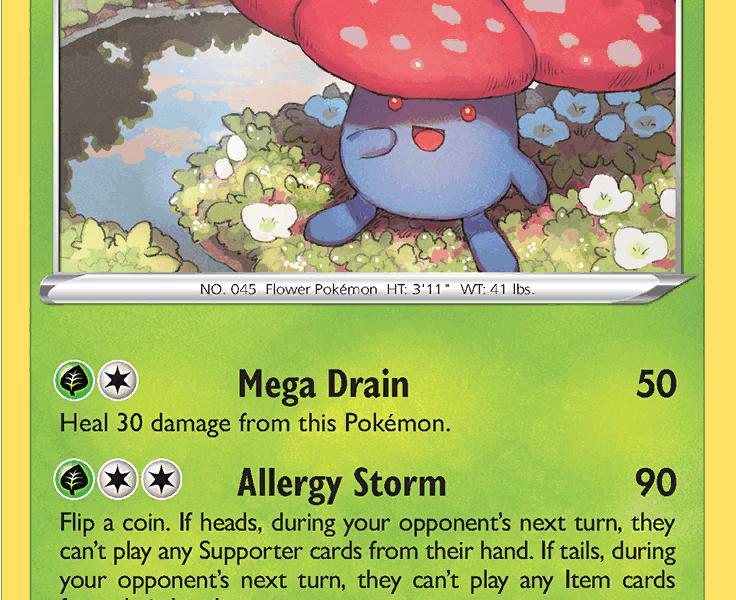 Vileplume Pokemon Kaart